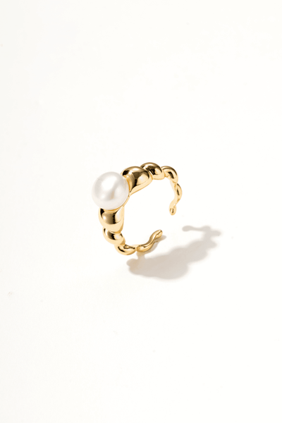 18K Monaco Pearl Adjustable Ring