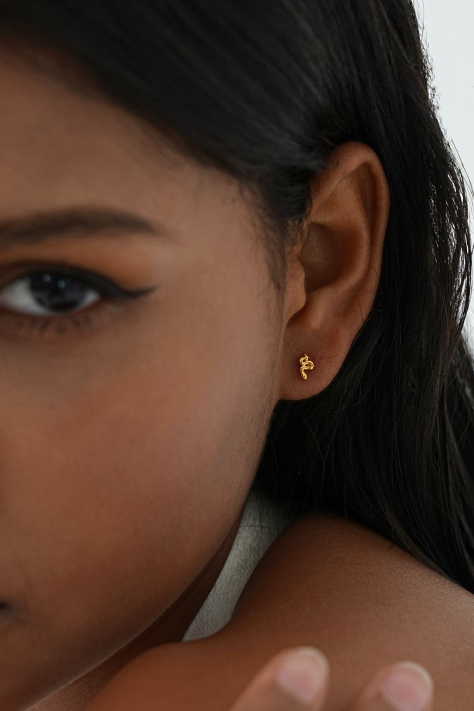 Anouk Small Snake Earrings