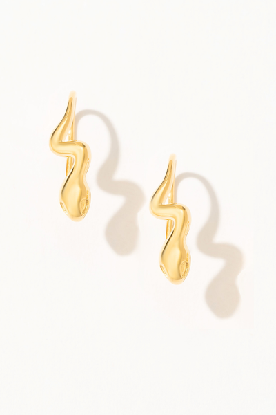 Anouk Snake Gold Earrings