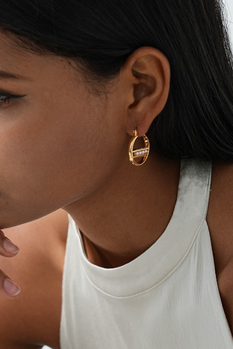 Beading Hoop Earrings