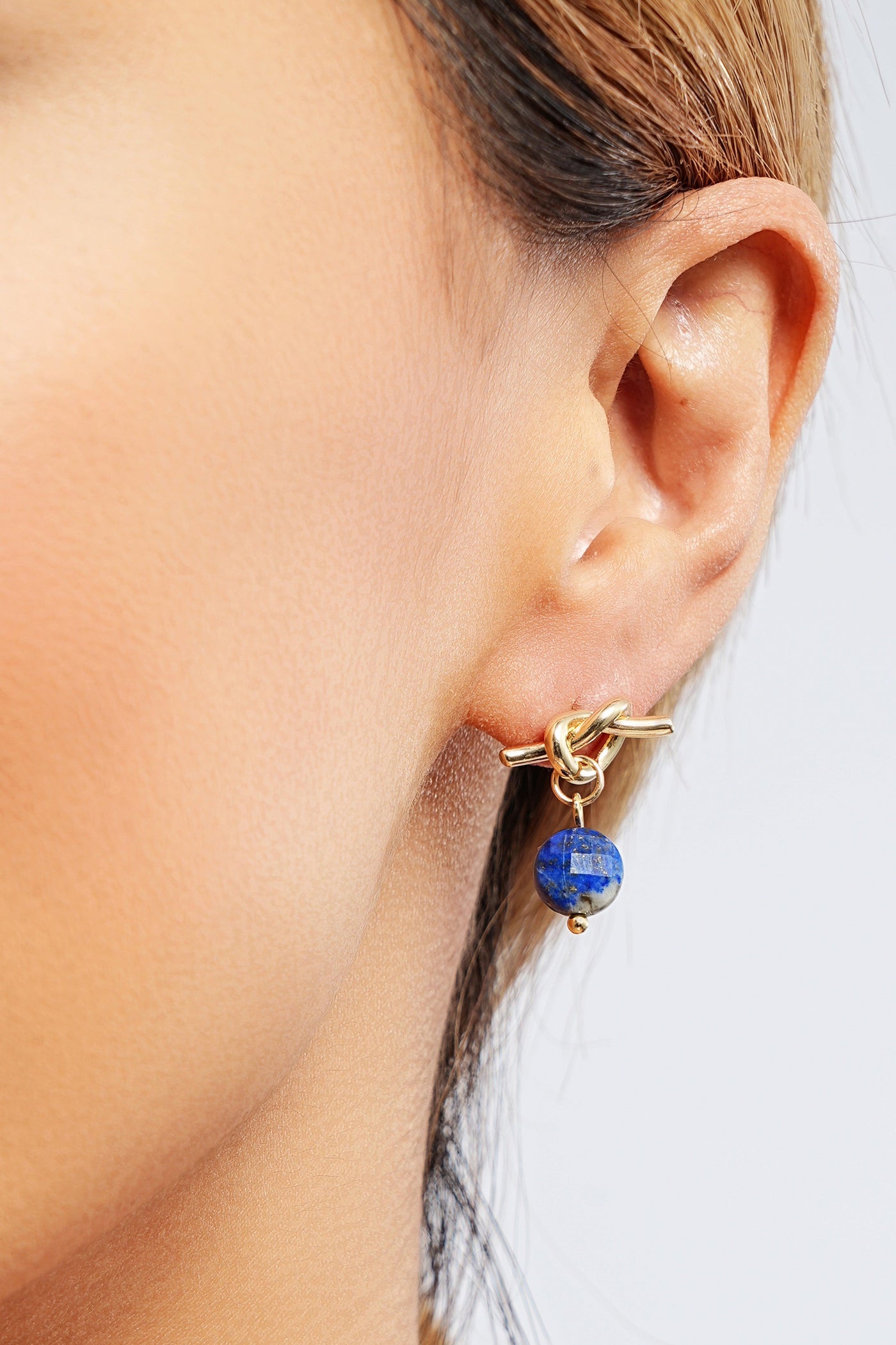 Calliope Lapis Drop Earrings