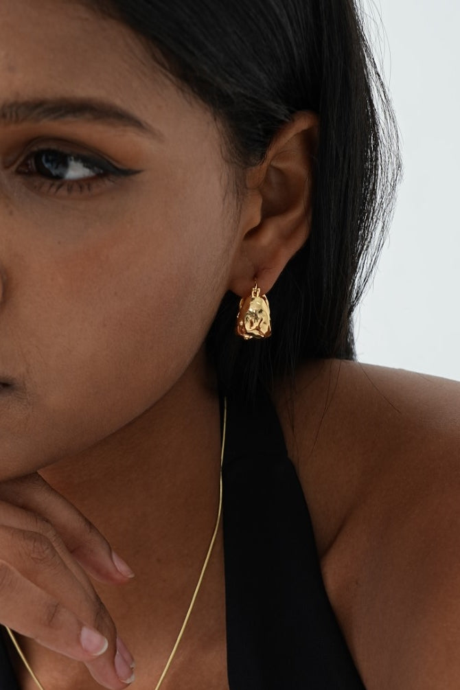 Calypso Oval Hoop Earrings