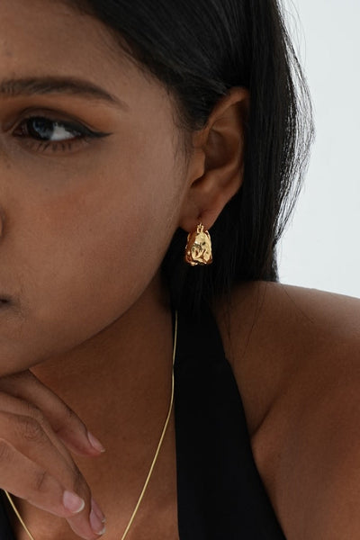 Calypso Oval Hoop Earrings