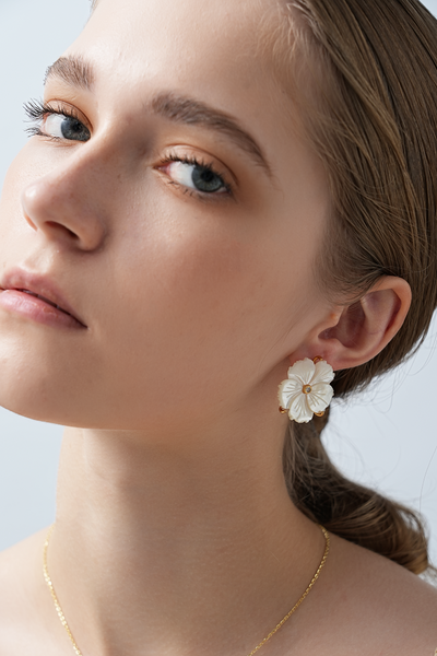 Cherry Blossom Nacre Earrings