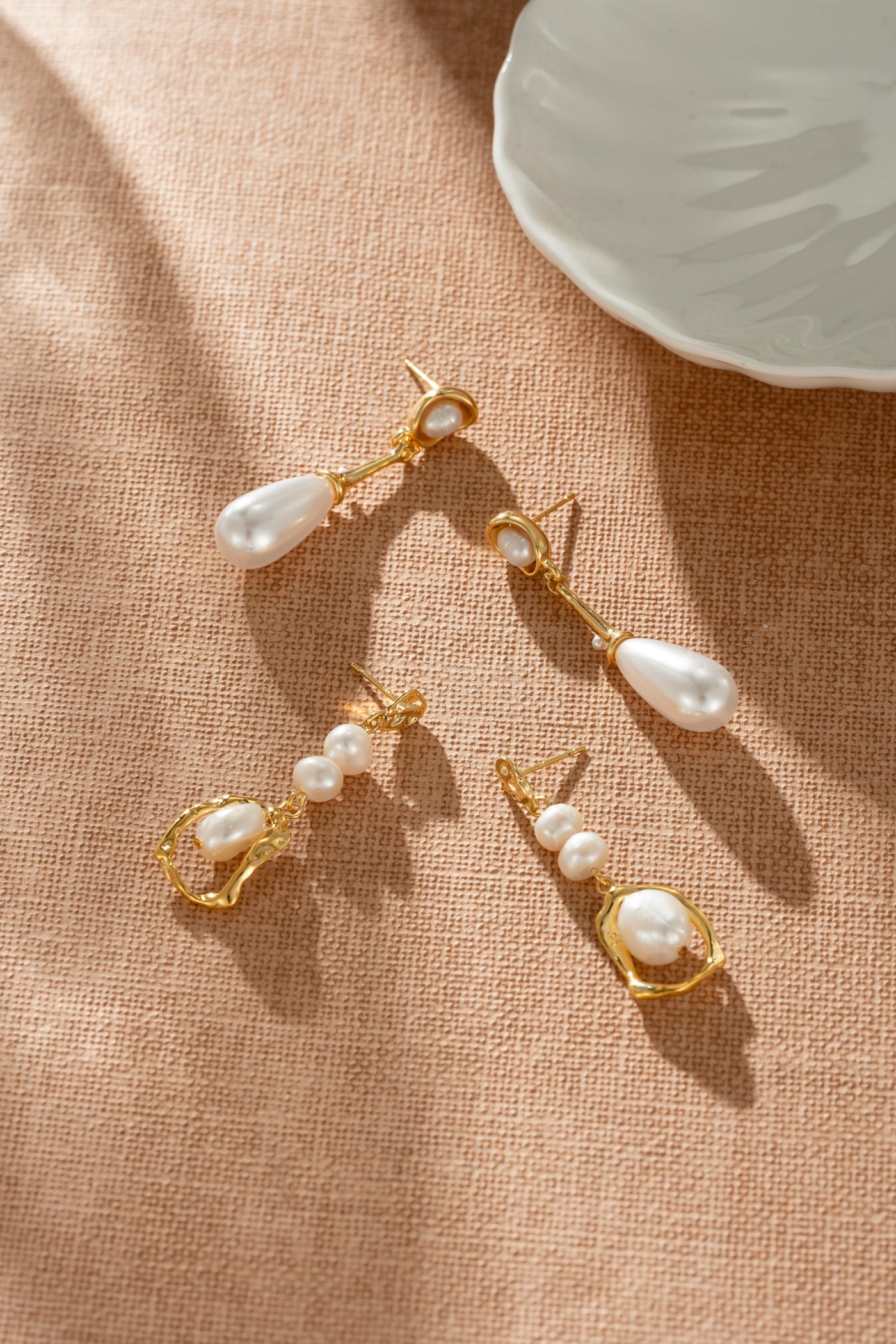 Isra Pearl Drop Earrings