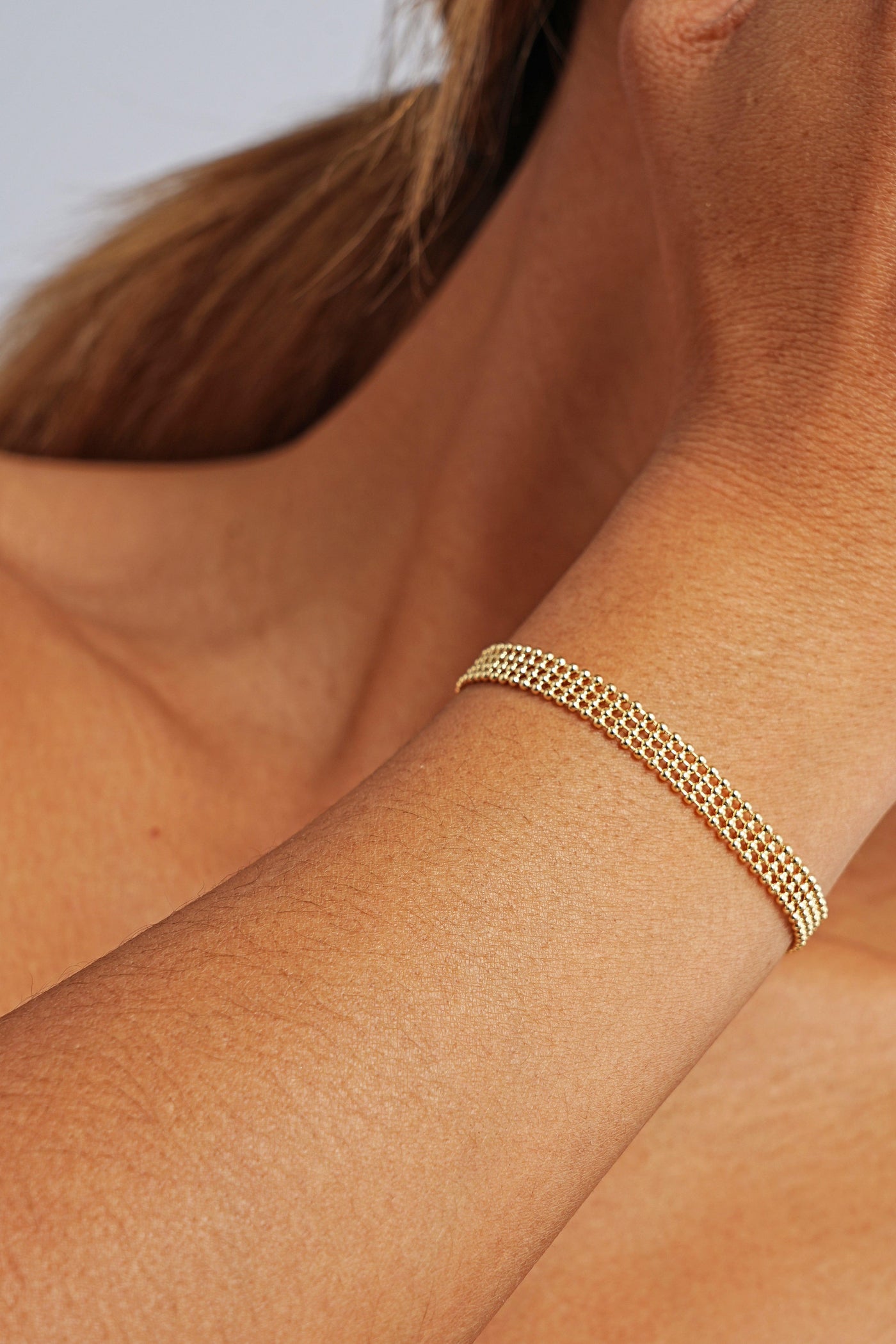 Fine 14K Gold Woven Bracelet