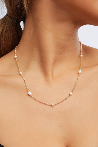 Fine Pearl Scatter Necklace