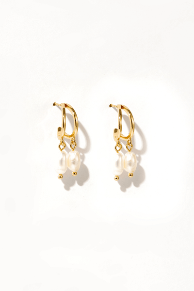 Harper Twin Pearl Drop Earrings