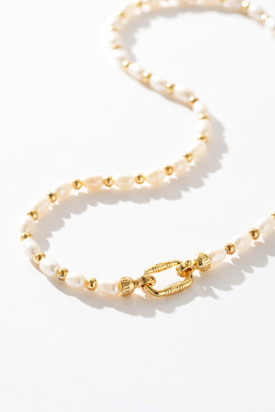 Jessamine Beaded Pearl Necklace