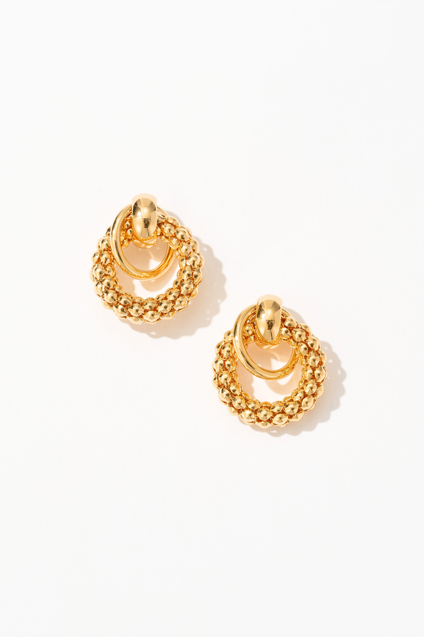 Kira French Twist Stud Earrings