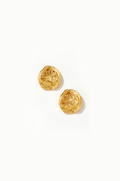 Kristen 22K Gold Stud Earrings