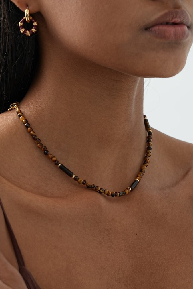 Maillard Tiger's Eye Necklace