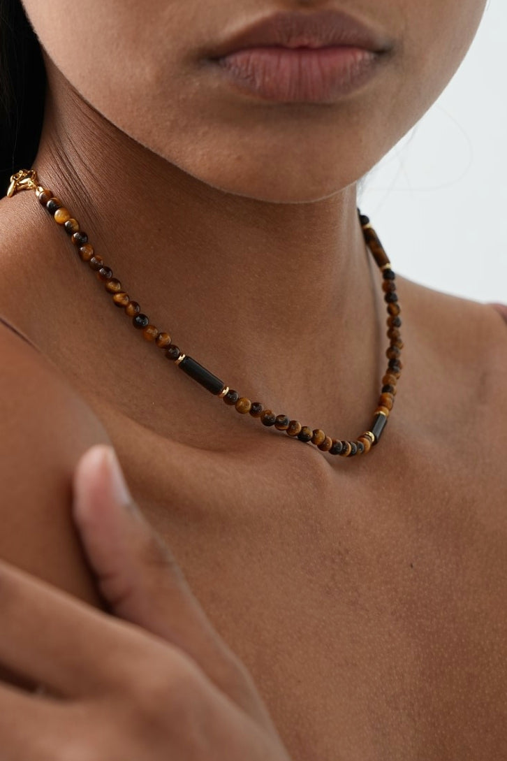 Maillard Tiger's Eye Necklace