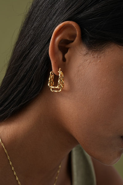 Melisande Square Earrings