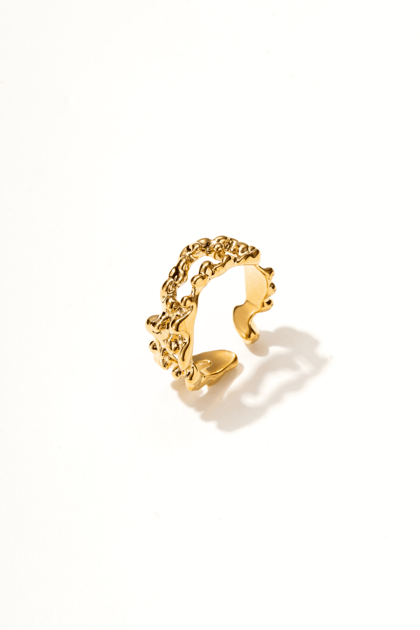 Octavia 18k Gold Adjustable Ring