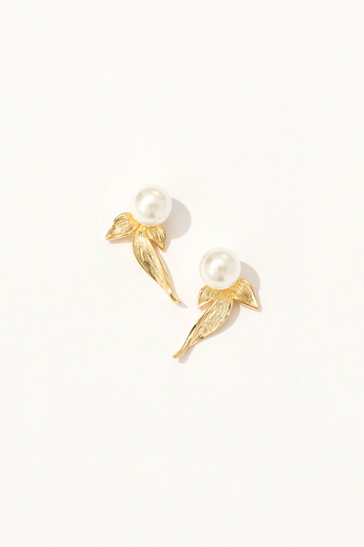 Orchid Pearl Harmony Stud Earrings