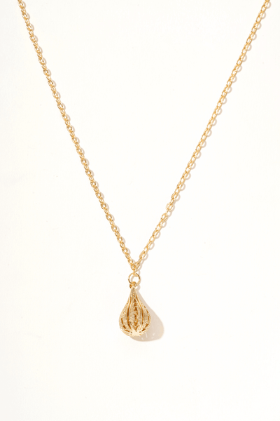 Oriana Balloon 14k Gold Pendant Necklace