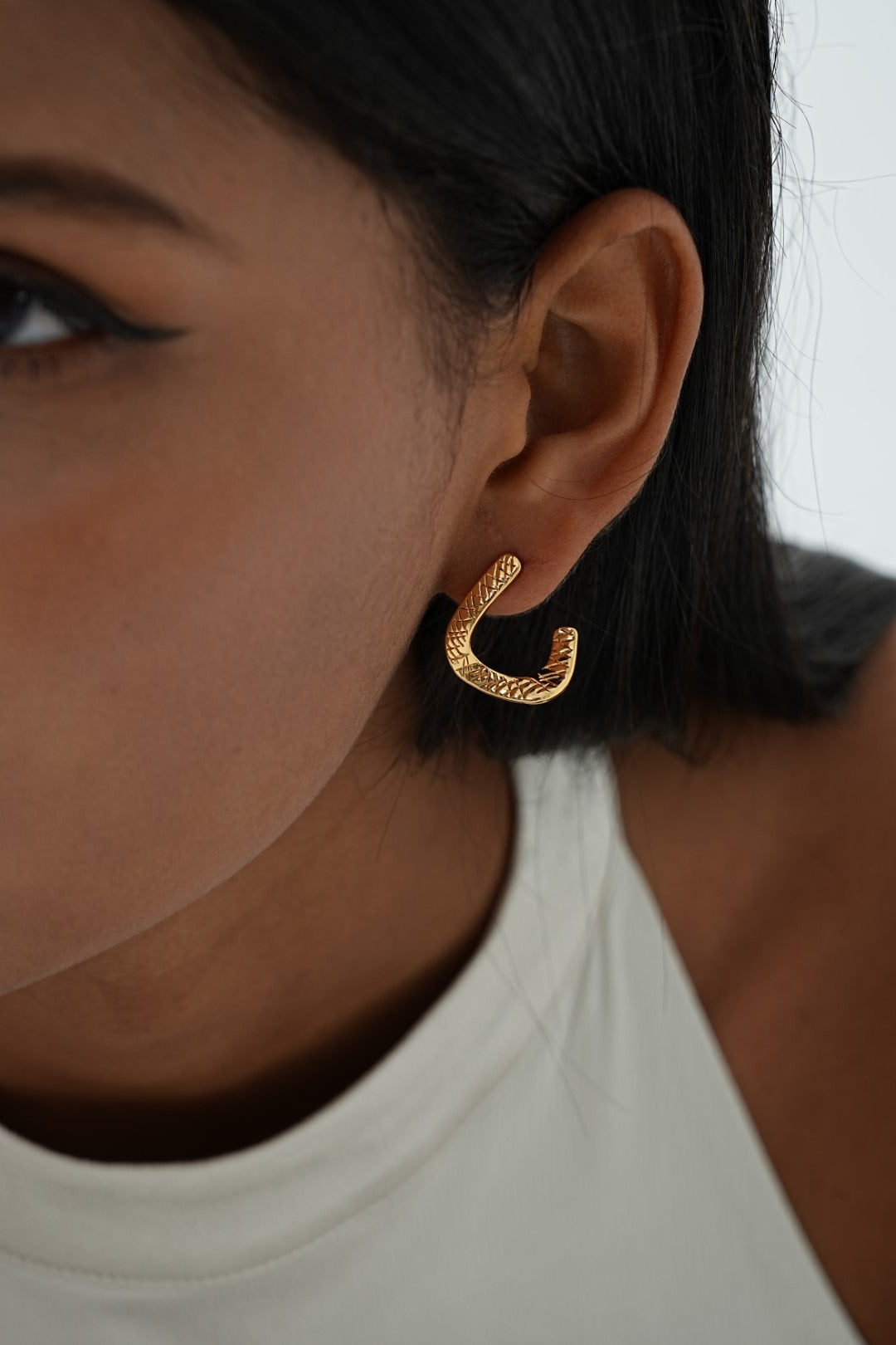 Orla Gold Huggie Earrings