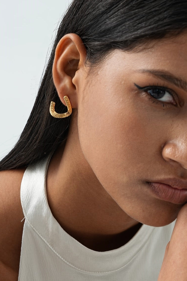 Orla Gold Huggie Earrings