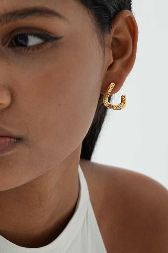 Orla Gold Huggie Earrings