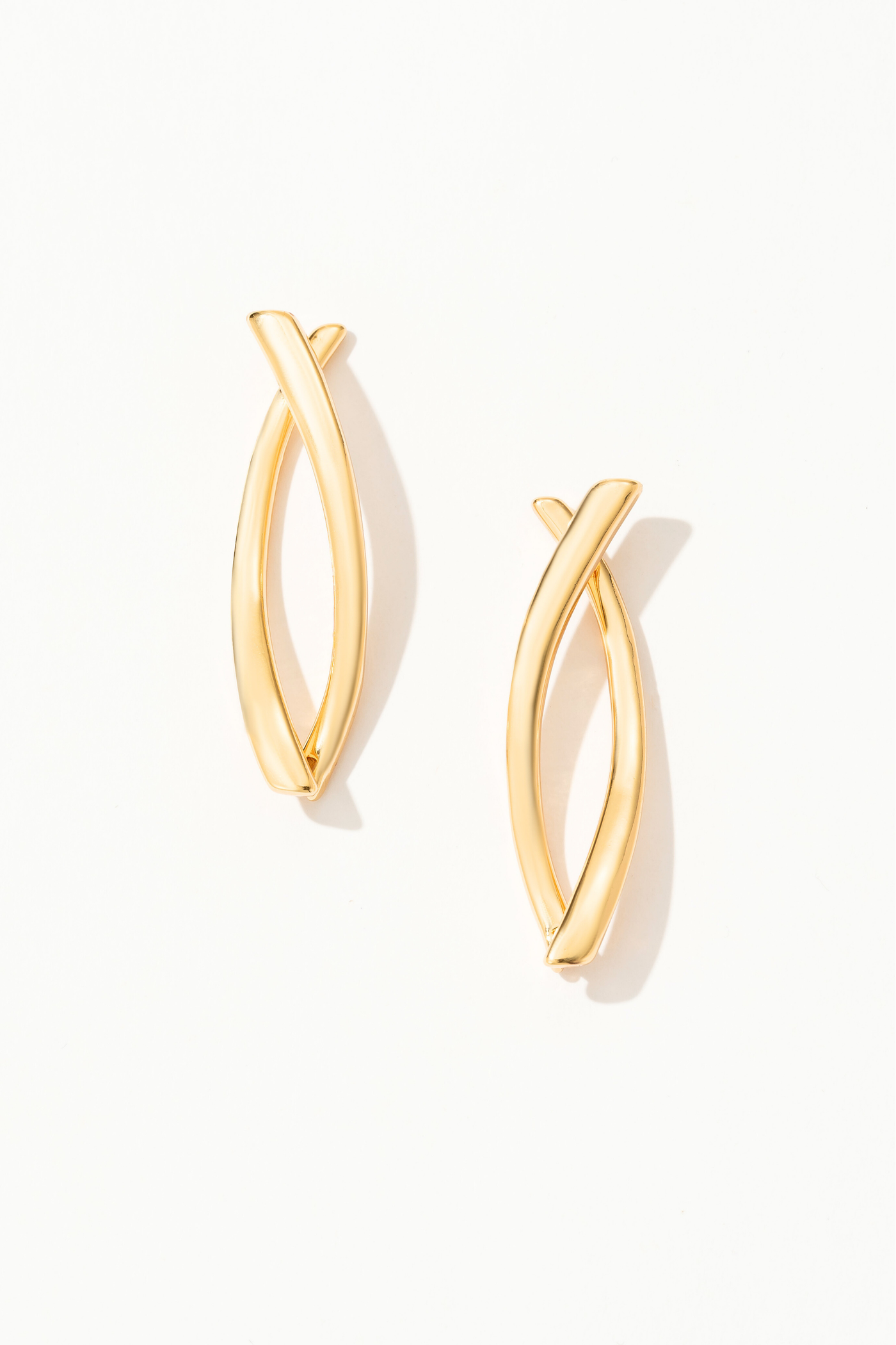 Quinn Intersecting Line Earrings