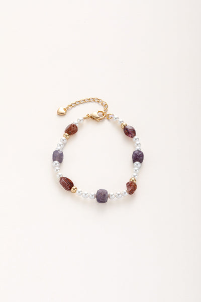 Radiant Pearl Beaded Bracelet