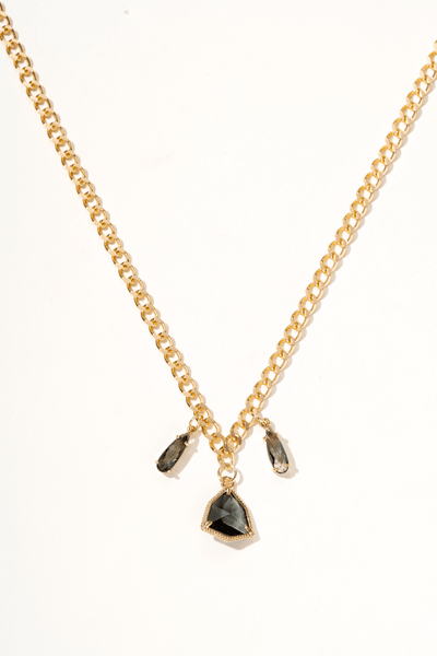 Samira Crystal Charm Necklace