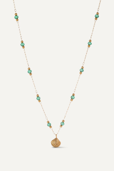 Seashell Serenity 14K Gold Necklace