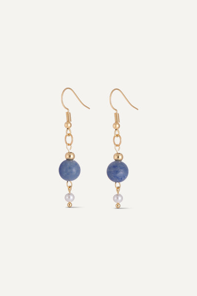 Selene Tiny Pearl Drop Earrings