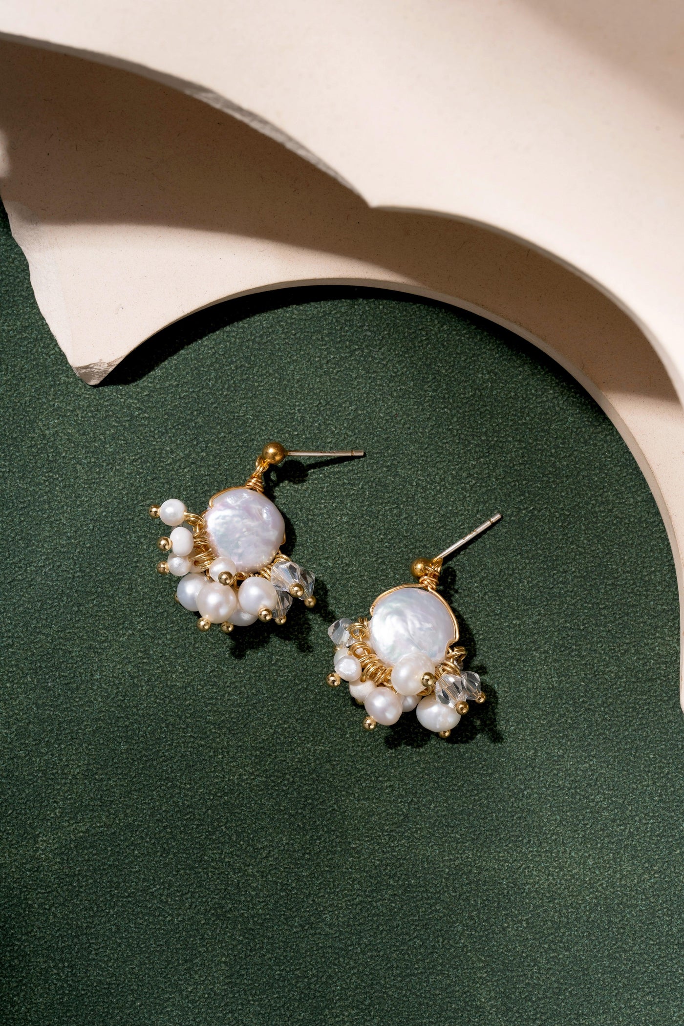 Solara Pearl Drop Earrings