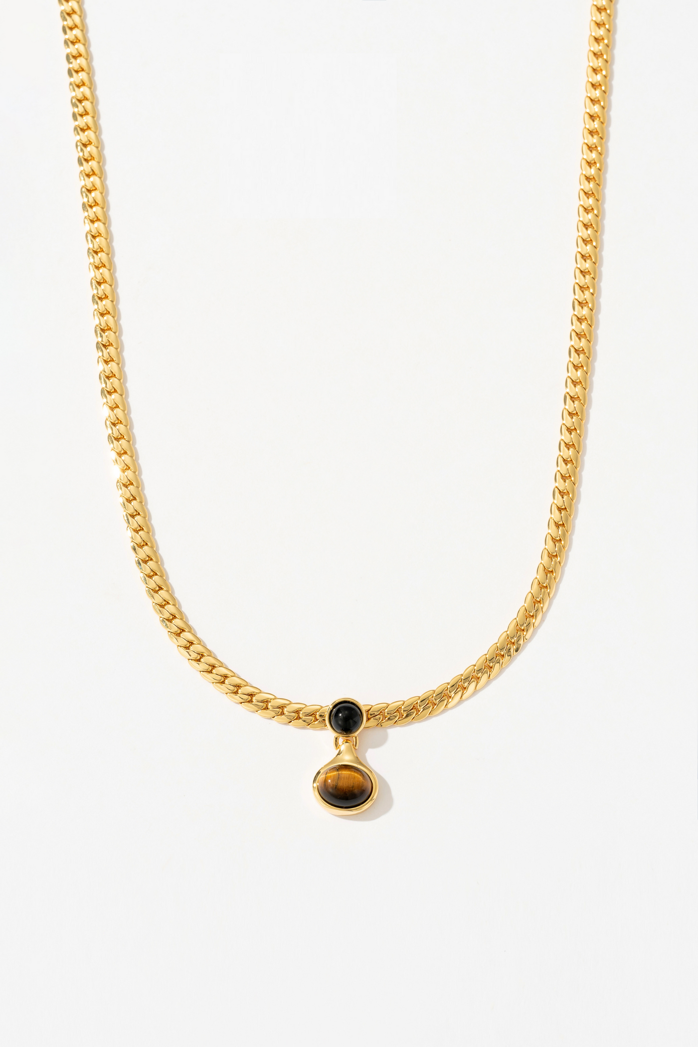 Verity Tiger's Eye Chain Necklace