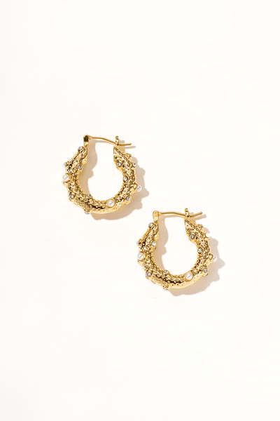 Vyrenia 18k Gold with Pearls Earrings