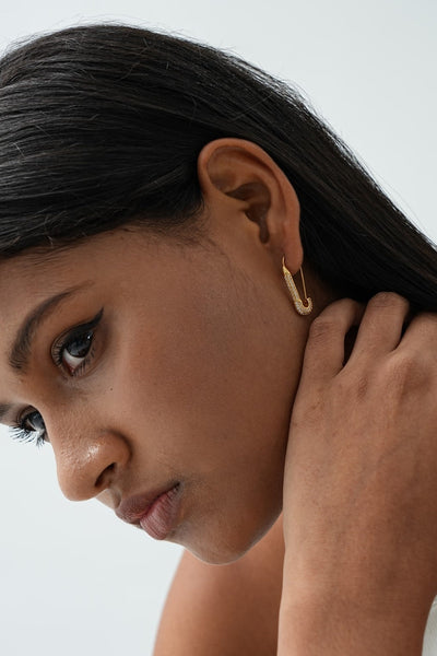 Zadie Zirconia Hoop Earrings