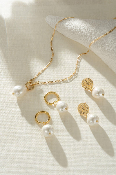 Timeless Pearl 14K Gold Necklace